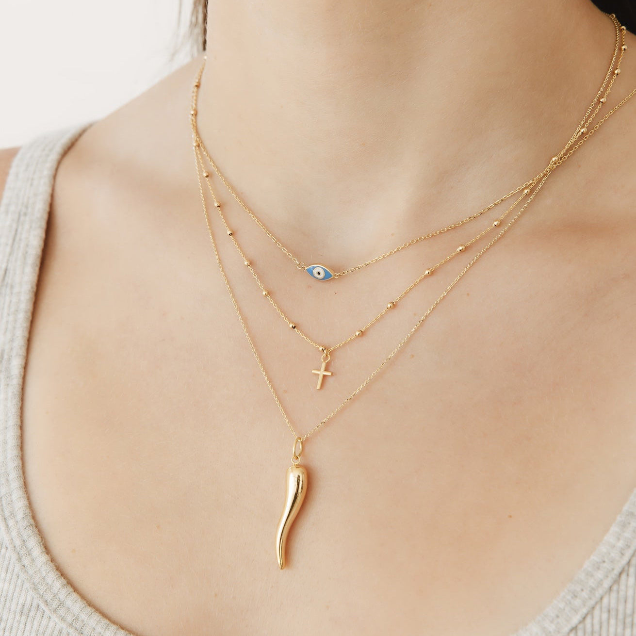 Evil Eye Necklace - FJC